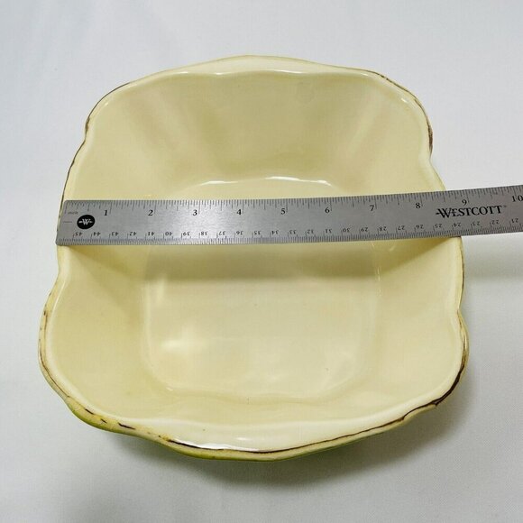 Casserole Pan Dish Bowl Serving Baking Mixing Tray 10” Italy Green Scallop Large - Picture 9 of 12